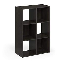 Furinno Estantes De Almacenamiento, Madera, Espresso, Talla Única, 18053Ex