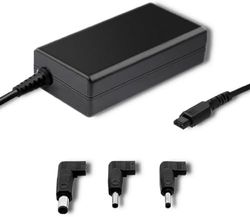 Qoltec 51762 Effekt & UPS-adapter 65 W svart