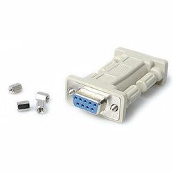 StarTech.com Adaptador série RS232 DB9 de cabo reto Straight Through a modem nó inteiro - feminino a feminino