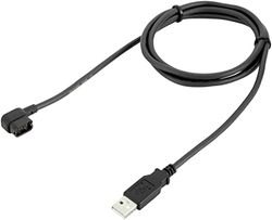 Shimano Iewec300A USB-oplaadkabel voor volwassenen, uniseks, zwart/zilver, eenheidsmaat