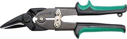 VOREL 48081 - tijeras de hojalatero manija de 2 colores cromo-níquel derecha