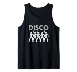 Fiesta funk de baile con temática retro de los años 70 Camiseta sin Mangas