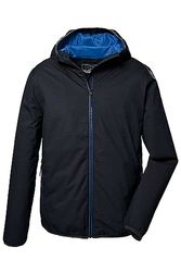 killtec Uomo Giacca funzionale con cappuccio, giacca outdoor ripiegabile KOS 258 MN JCKT, dark navy, M, 41366-000
