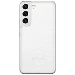 ERT GROUP mobiltelefonfodral för Samsung S22 originalt och officiellt licensierat Babaco mönster Mandalas 005 Vit optimalt anpassad till formen på mobiltelefonen, gedeeltelijk transparant