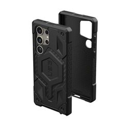 Urban Armor Gear Monarch Pro Case Samsung Galaxy S24 Ultra Custodia [Anello magnetico, Designed for Samsung certificato, Ricarica wireless compatibile, Protezione 6 metri] carbon fiber