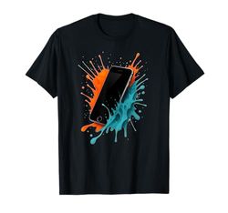 Divertido Color del teléfono Camiseta
