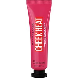 Maybelline New York Cheek Heat, Blush in Crema, Texture Leggera ed Effetto Naturale, 25 Fuchsia Spark, 10 ml