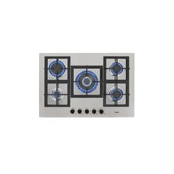 Teka | Plaque de gaz de 75 cm avec manettes avant au gaz butane | EFX 70.1 5G AI AL DR CI | Acier inoxydable | 9,1 x 75 x 51 cm