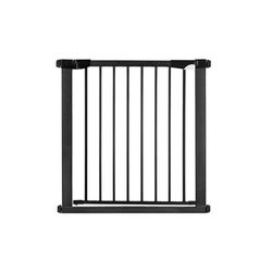Barrera para Puerta y Escalera MoMi PAXI PLUS, Extensible de 75 a 82 cm, Barrera de Seguridad para niño con 2 Extensiones de 7 y 14 cm Incluidas, a presión - Montaje sin taladrar