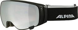 ALPINA Unisex's DOUBLE JACK MAG Q-LITE snöglasögon, svart matt, en storlek