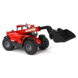 siku 3067, Chariot Télescopique Manitou MLT840, 1:32, Métal/Plastique, Rouge, Bras De Chargement Mobile