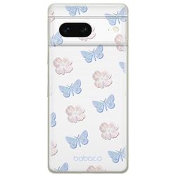 Babaco ERT GROUP mobile phone case for Google PIXEL 7 original and officially Licensed pattern Flowers 043 optimally adapted to the shape of the mobile phone, case made of TPU