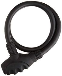 PROPHETE Lucchetto con cavo Memory Lock, dimensioni: 800 mm, Ø 15 mm, nero