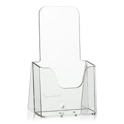 VITAdisplays - Soporte para folletos (50 unidades, DIN largo), transparente