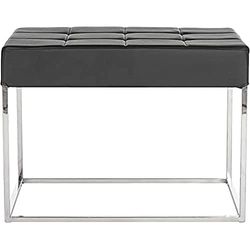 Safavieh Roitfeld otoman, metal, czarny/srebrny