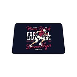 Bonamaison, Tapis de Souris Rectangle Imprimé Numériquement, Fond Antidérapant, pour Bureau et Maison, Taille: 22x18cm