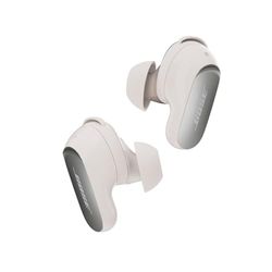 Bose Nyhet QuietComfort Ultra Bluetooth öronsnäckor (2:a generationens), trådlösa, brusreducerande öronsnäckor, upp till sex timmars batteritid, IPX4-certifiering, uppslukande ljud, djup bas, Vit rök