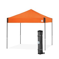 E-Z à Pyramid Instant Auvent 10 by 10' Steel Orange