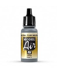 Vallejo Model Air 17 ml Acrylverf - Neutraal Grijs