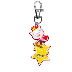 Draeger Paris - Porte-clés Prénom - Fille - PVC souple