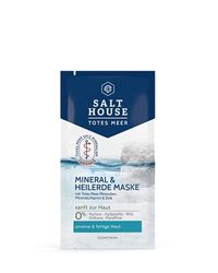 Salthouse Dead Sea Therapy Mineral & Healing Clay Face Mask with Zinc and Dead Sea Mineral Mud, Clarifies, Cleanses and Soothes, 2 x 7 ml