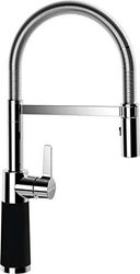 SCHOCK Rubinetto da cucina SC-550 Night - nero ad alta pressione CRISTADUR con beccuccio fisso