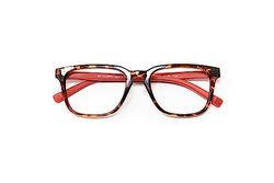CHARRO Maryland Occhiali da Lettura, Tartaruga-Rosso, 3.5 Diottria Unisex-Adulto