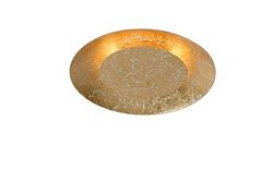 LUCIDE FOSKAL Candeeiro de teto - Ø 21,5 cm - LED - 1x6W 2700K - latão