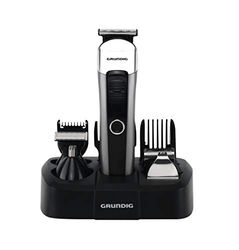 GRUNDIG GMS3240 hair trimmers/clipper Black, Silver