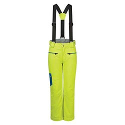 Dare 2b Timeout II Waterproof Breathable Taped Seams Reflective Detail Warm Touch Lining Pant Pantalones de esquí, Infantil, LimePunch/Gasolina, 11-12 años