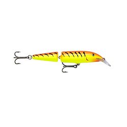 Rapala - Leurre de Pêche Jointed - Matériel de Pêche avec Construction Balsa - Leurre Pêche en Eau Douce - Fabriqué en Estonie - Prof de Nage 1.2 - 2.4 m - Taille 11 cm / 9 g - Hot Tiger