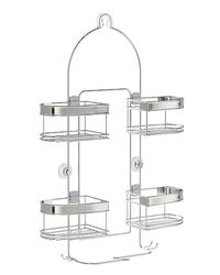 Zenna Home, Stainless Steel Rust-Resistant Expandable Hanging Shower Caddy
