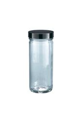 Kimble tipo III soda lime vetro trasparente a bocca larga con bordi dritti barattoli alti con filettatura GPI Cap, 250ml Capacity, Clear, 24