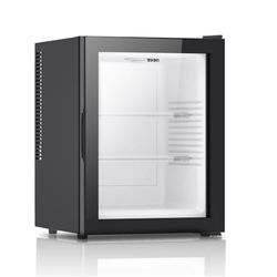 Svan Frigorífico Combi Refrigerador Horeca Negro SRH55400PN. Capacidad 80 Litros, Puerta Reversible, Bajo Nivel Sonoro, Eficiencia Energética Clase E