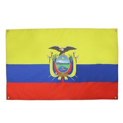 AZ FLAG Flaga Ekwadoru 150x90 cm z 4 oczkami Ekwadorska flaga na balkon lub ścianę