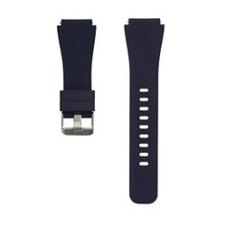 System-S Armband flexibelt av silikon 20 mm för Huawei Watch 2 Smartwatch mörkblå, Mörkblå, Eine Grösse, Klassisk