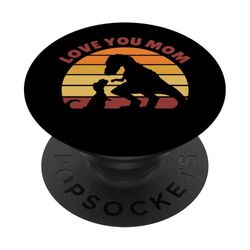 Love You Mom - Divertido Día de la Madre PopSockets PopGrip Adhesivo