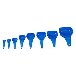 PS Cuillères à Mesurer Set, 0.5-50ml Capacité, Bleu