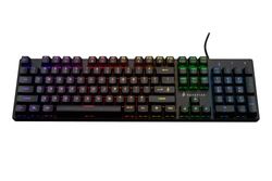 Surefire Kingpin M2 mekaniskt speltangentbord engelskt, spelmultimediatangentbord full storlek, RGB-tangentbord med belysning, 100% anti-ghosting-knappar, engelsk layout QWERTY