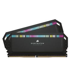 CORSAIR DOMINATOR PLATINUM RGB DDR5 RAM 32 GB (2 x 16 GB) 6000 MHz CL36 Intel XMP iCUE-kompatibelt datorminne – svart (CMT32GX5M2E6000C36)