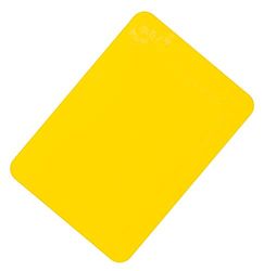 Aidapt Yellow Silicone Rubber Non Slip Table and Tray Mat 25 x 18 cm