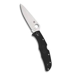 Spyderco Endura Flat Ground Eenhandsmes, glad lemmet, zwart, één maat