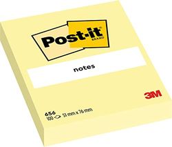 Post-it Sticky Notes, geel, blok à 100 vellen, 51 mm x 76 mm - Voor notities, to-do-lijsten en herinneringen