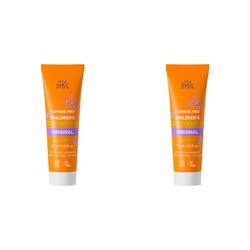 Urtekram Childrens Toothpaste Liquorice 75 ml - No Fluoride - 100% Ingredients of Natural Origin (Pack of 2)