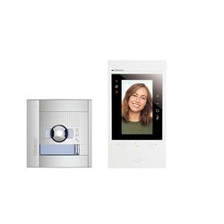 BTICINO, Flex'ONE Set Classe 300EOS con Netatmo + Sfera, primo smart internet Wi-Fi con Alexa, fotocamera a colori ottimizzata, touch screen da 5", app Home+Security, tecnologia a 2 fili, 363518