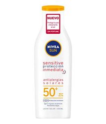 Nivea, Sun Antialergias Solares Sensitive Spf50+ Leche 200 Ml, Solkroppsmjölk, Mångfärgad, U, Unisex-Vuxen