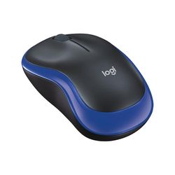 Logitech M185 Mouse Wireless, 2,4 GHz con Mini Ricevitore USB, Durata Batteria di 12 Mesi, Tracciamento Ottico 1000 DPI, Ambidestro, Compatibile con PC, Mac, Laptop - Blu