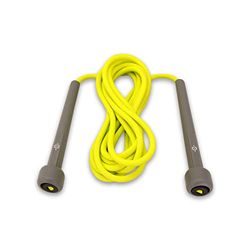 Nivia Trainer Skipping Rope for Men & Women (Yellow, Free Size - Adjustable) | Material - Polyvinyl Chloride | Cardio Workout, Warmup, Weight Loss, Training | Jump Rope for Exercise | Exercise Rope