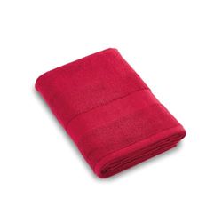 Pure Cotton - Set di 2 asciugamani e 2 lenzuola da bagno - tessuto cotone pettinato, standard 100 Oeko-TEX - lavabile 40 °C - 2 x 50 x 100 cm / 2 x 70 x 140 cm - Bordeaux