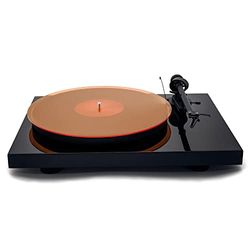 Tappetino per giradischi Hudson Hi-Fi in acrilico – ArancioneAcceso – Slipmat per LP